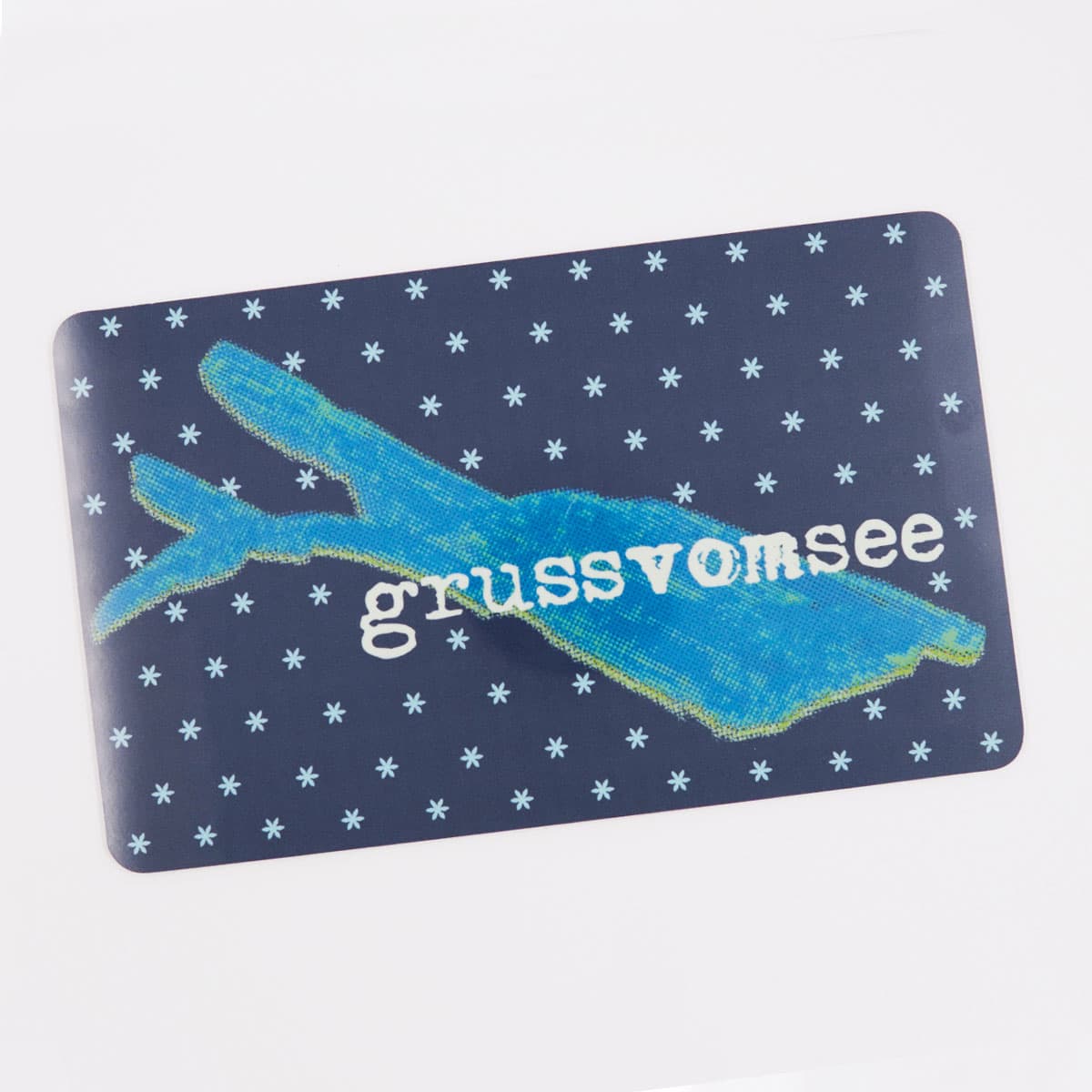 Glückseeligkeit Konstanz, Produkt Vesperbrett Motiv grussvomsee, blau